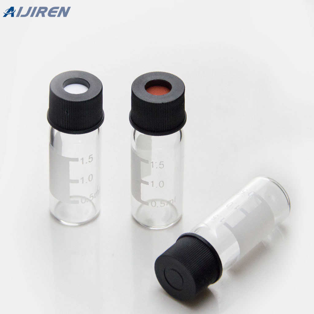 glass vials with caps for HPLC and GC Waters